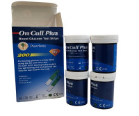 Best Quality On Call Plus Glucometer Strips | 200 Blood Glucose Test Strips Pack