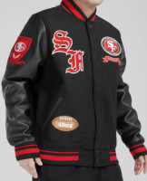 49ers Letterman Jacket in USA – Shop Authentic San Francisco 49ers Varsity Jackets