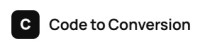 code to conversion