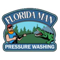 Florida Man Pressure Washing