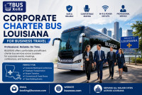 Corporate Charter Bus Louisiana For Business Travel