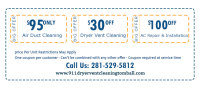 911 Dryer Vent Cleaning Tomball TX