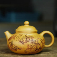 purple clay teapot