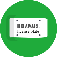 Delaware License Plate