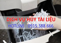 Dịch vụ hủy tài liệu
