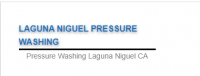 Laguna Niguel Pressure Washing