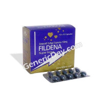 Buy Fildena Super Active tablets with Sildenafil Citrate at 15% discount!