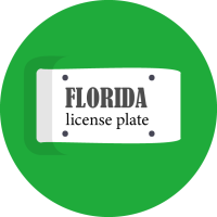 Florida License Plate