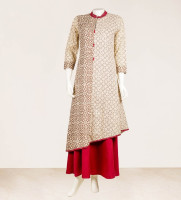 Mulberry Printed Cotton Panjabi