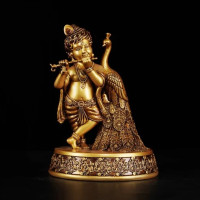 Sri Krishna Idol for Home Temple – Traditional Artistry