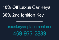 Lexus Keys Replacement