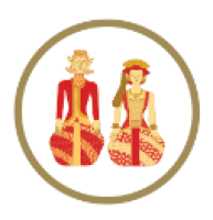 Handmade Loro Blonyo Setia Sculpture | Javanese Art