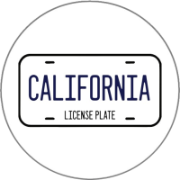 California License Plate