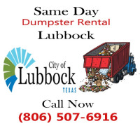 Same Day Dumpster Rental Lubbock