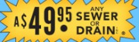 A 49.95 Any Sewer Or Drain Inc
