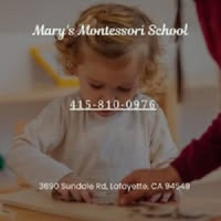 Mary's Montessori School – Preschool Daycare Centers, Childcare Lafayette