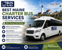 Maine Group Transportation Services for Weddings and Events