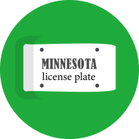 Minnesota License Plate