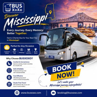 Mississippi Charter Bus With 50% Off On Ticket Price