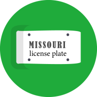 Missouri License Plate