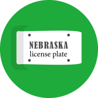 Nebraska License Plate