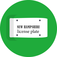 New Hampshire License Plate
