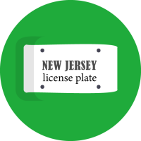 New Jersey License Plate
