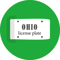 Ohio License Plate