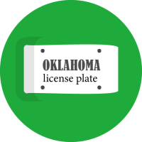 Oklahoma License Plate