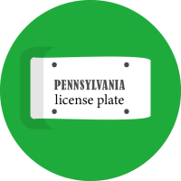Pennsylvania License Plate