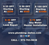 Plumbing Dallas TX