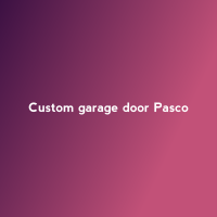 Custom garage door Pasco