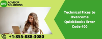 QuickBooks Error Code 400 How to Resolve the Issue Quickly