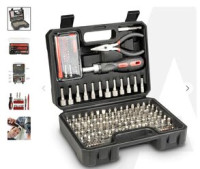Screwdriver & Bit Set 151-Piece with Carry Box | Multi Tool Kit for Home & Repair