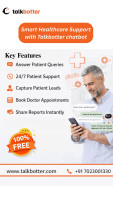 Smart Healthcare Chatbot for Hospitals & Clinics | Free AI Support by Talkbotter
