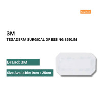 Buy 3M Tegaderm HP+Pad Film Dressing 8591 - 9cm x 25cm - Surginatal