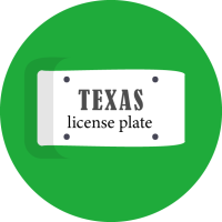 Texas License Plate