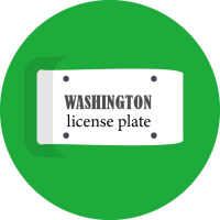 Washington License Plate