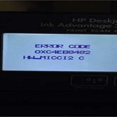 Get rid of Fix HP Printer Error Code oxc4eb8482