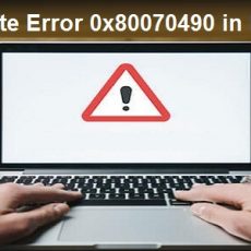 windows update error 0x80070490