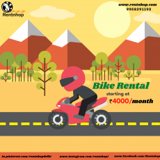 classic 350 on rent in delhi